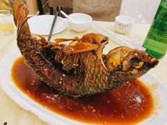 罾蹦鲤鱼-奥华餐厅·老张记(台基厂店)