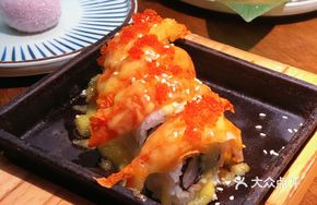 Golden Sauce Baked Cod and Crab Roll