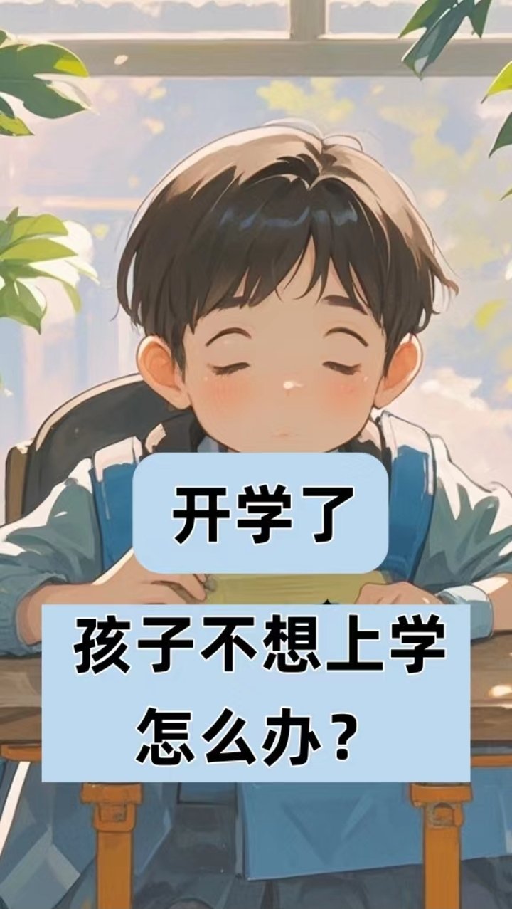 开学了孩子不想上学怎么办