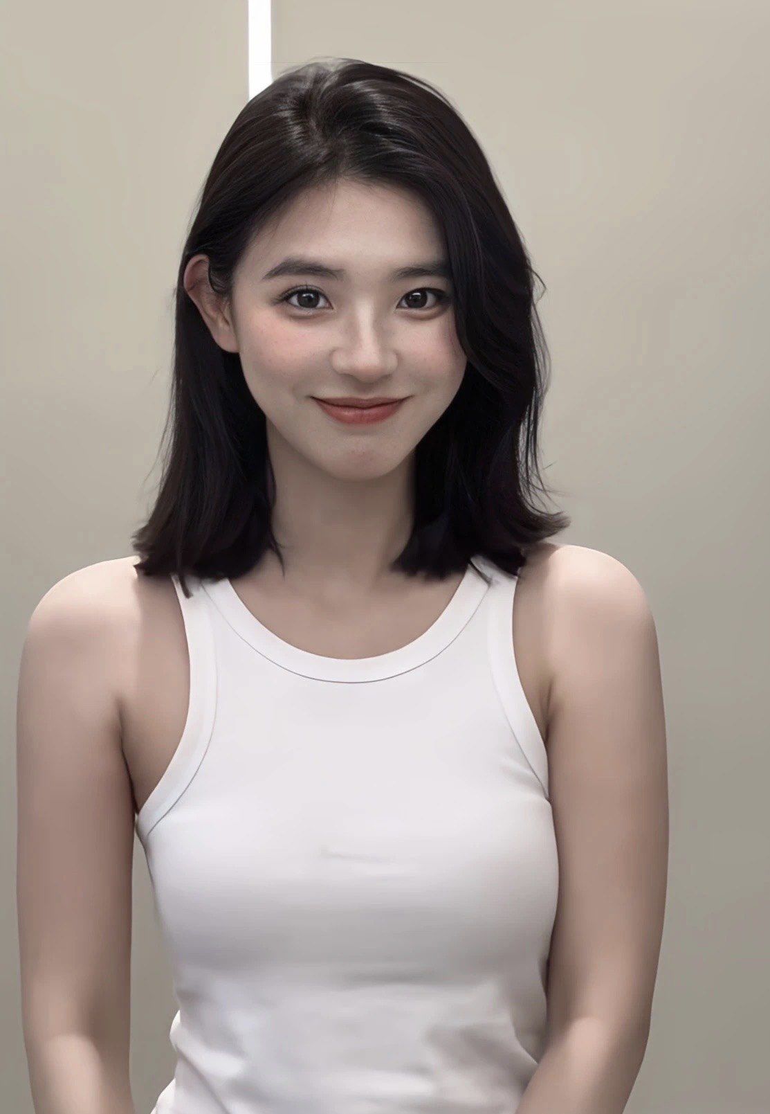 百色发型师廖俊 #附近哪里做头发好 
锁骨发的长度刚好落在肩膀与