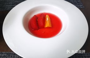 Red Wine Poached Pear