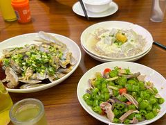 咸蛋黄臭豆腐蒸肉饼-谢记上海大排档(长寿路店)