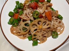 绿茶小炒藕片-绿茶餐厅(龙湖金楠天街店)