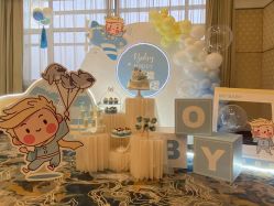 -11 Baby百日宴生日气球创意布置