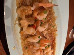 蒜蓉粉丝蒸开边虾-绿茶餐厅(乐峰广场店)