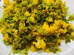 石斛花炒土鸭蛋-洪福饭店·十八年老店