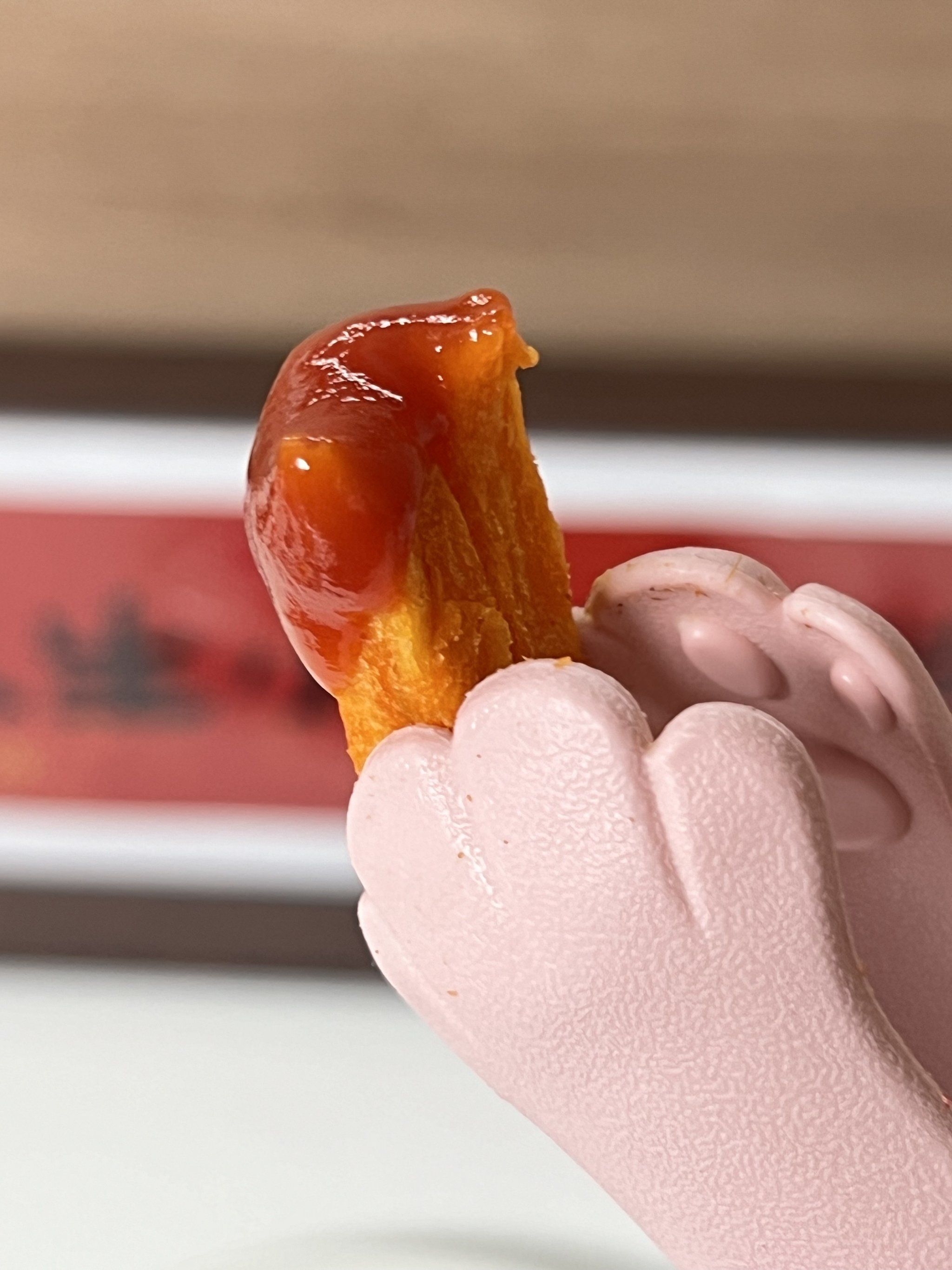 谁能拒绝得了粗壮的鲜切红薯条呢?