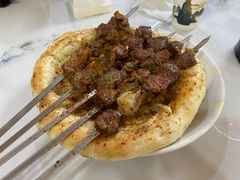 烤馕-蘑菇拌面•正宗新疆菜