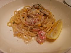 黑松露奶油蘑菇培根意面-麦田工坊(月湖店)