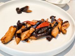 黑鸡枞炒鳗鱼柳-狮王府淮扬菜(老门东店)