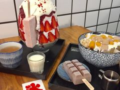 草莓生乳冰-WONDER ICE 萬得冰田(建設路总店)