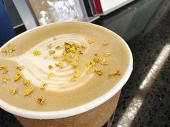 桂花拿铁-首都图书馆-咖啡厅