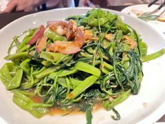 马拉盏炒通菜-大头虾越式风味餐厅(光明广场店)