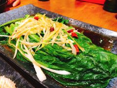 油泼菜心-老东镇啤酒屋海鲜加工·蒸汽海鲜·海鲜烧烤(台东店)