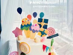 -卡比儿童蛋糕·心意定制·低脂零卡糖动物奶油FancyBALLOON(滨海店)