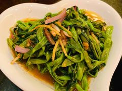 马拉盏炒通菜-大头虾越式风味餐厅(光明广场店)