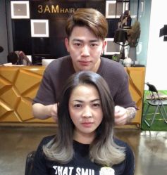 Yishen染发作品-3AM HAIR SALON烫发染发接发