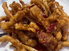 炸鱿鱼条-天伦海鲜·老味道·青岛菜(栈桥天主教堂店)