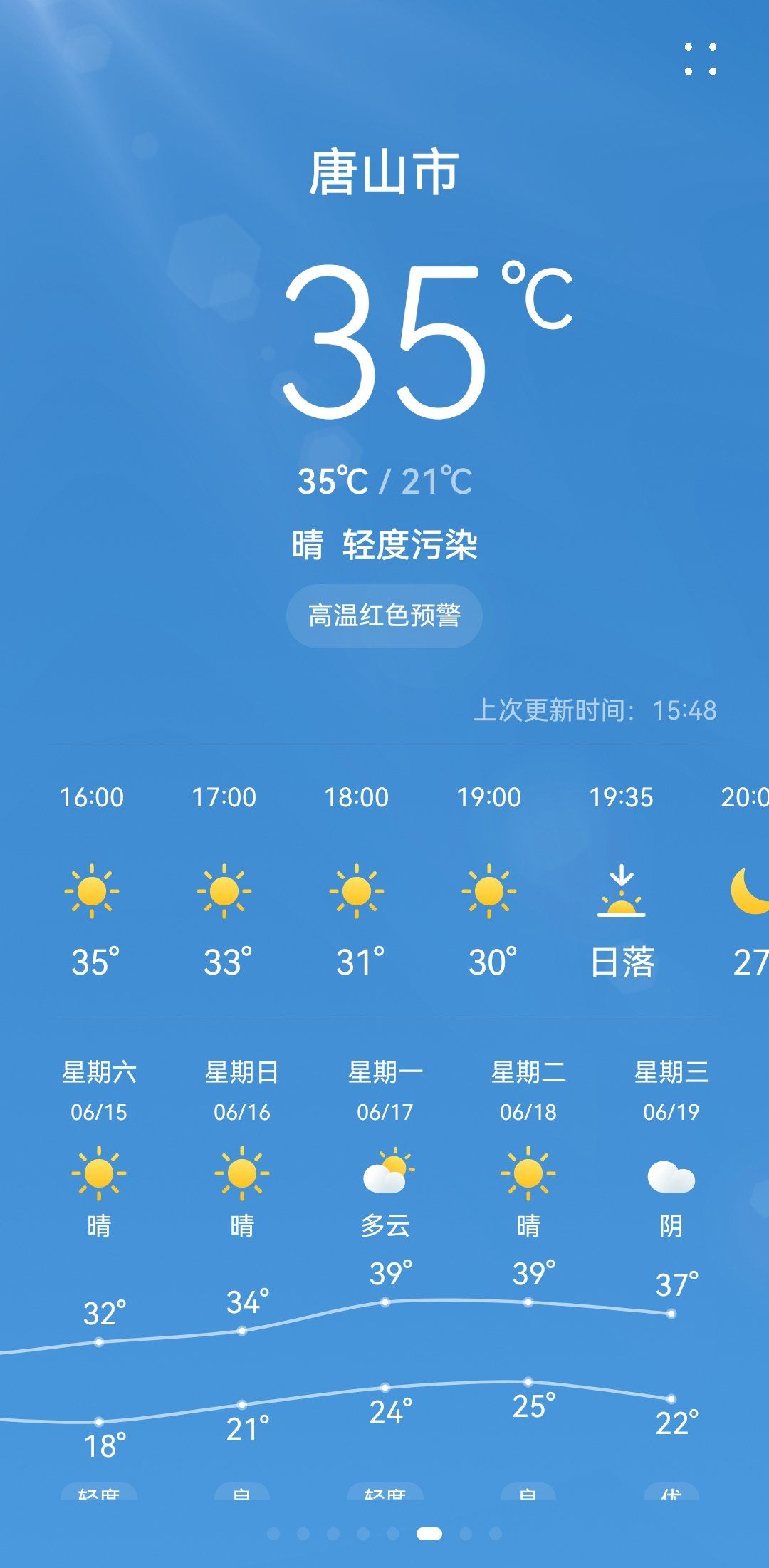 这天气