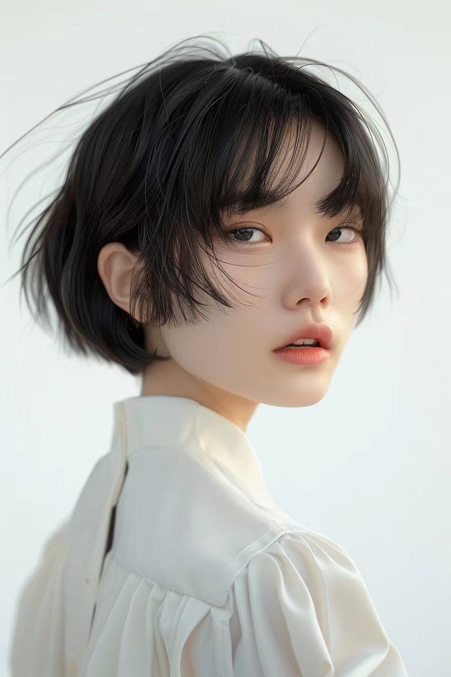 清爽短发风