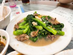 鸡杂炒菜心-同记鸡粥粉面店