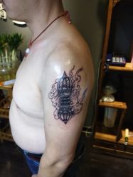 -木子·纹身店TATTOO穿孔·洗纹身