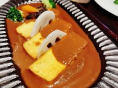 肉汁铁板煎豆腐-梧桐