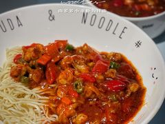 肉多多小龙虾尾拌面-友达面馆(广州总店)