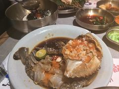 -草家酱蟹炭火烤肉店(珲春南路一店)