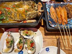 -路边摊小炉子烧烤