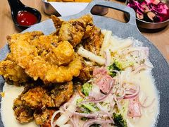 炸鸡配奶油年糕-HOTISLAND海鸡岛·韩国料理(江南西店)