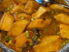 招牌铁板财神豆腐-望乡楼上海菜(日月光店)