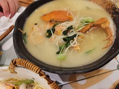 膏蟹汤面-十面欢腾·海鲜面·台式Bistro(长乐路店)