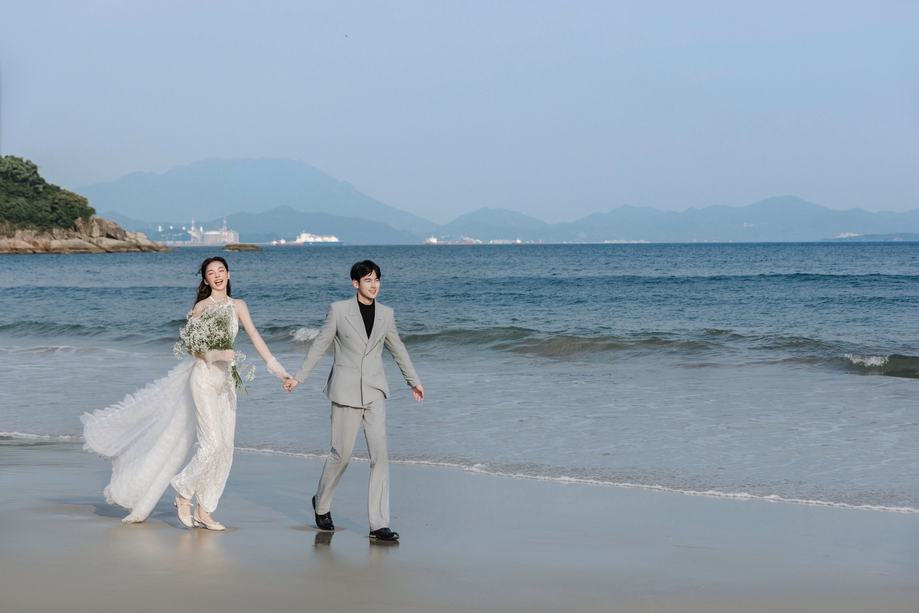 💕情侣岛婚纱照