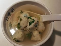 鱼丸汤-日丰园海肠水饺·老字号大连海鲜(和平广场店)