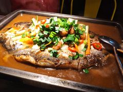 酱香烤鱼-探鱼·鲜青椒爽麻烤鱼(北京路天河城店)
