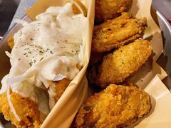 炸鸡翅一半一半-富乐满韩国正宗炸鸡韩国料理(虹泉路店)