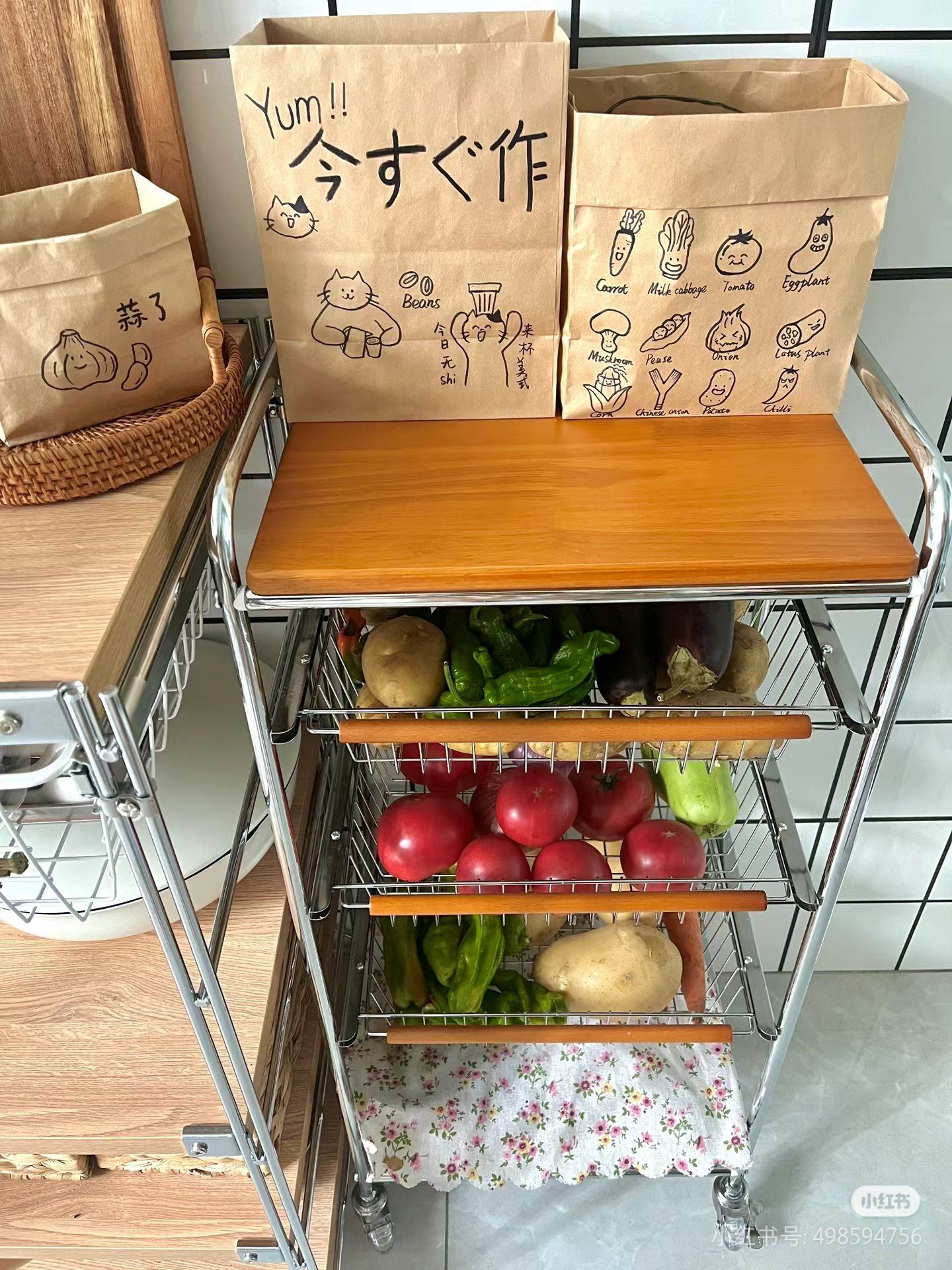 哪种厨房小推车好