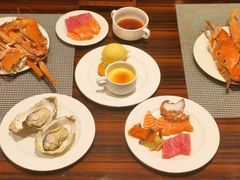 -广州万富希尔顿酒店-感趣自助餐厅·生蚝海鲜刺身