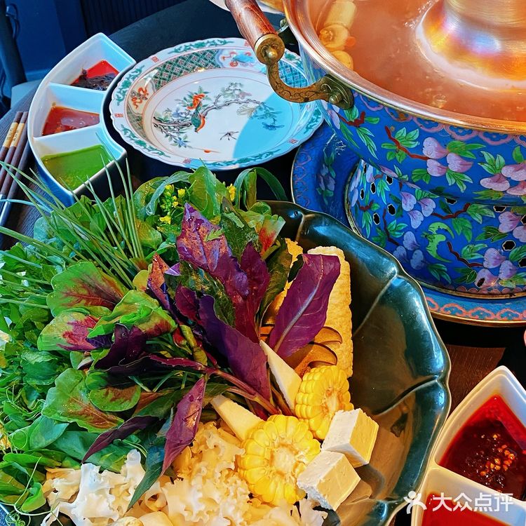 在白塔寺一不小心吃到老北京铜锅涮肉天花板