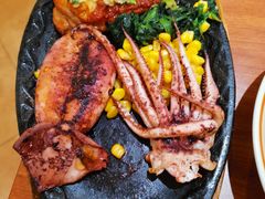 蒜蓉鸡排配香辣烤肠-萨莉亚意式餐厅(万嘉商业广场店)