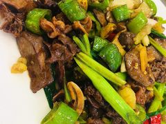 鸡杂炒胜瓜-湛江渔港·大排档(乐园路总店)