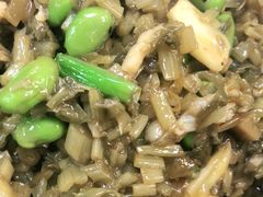 肉丝雪菜炒毛豆-丰收日·小海鲜·沪上家宴(顾村正大店)