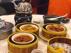 白菜火腿鲜虾野米饺-中山国际酒店中餐厅
