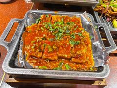 铁板包浆豆腐-绿茶餐厅(华联万柳店)