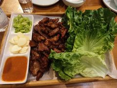 烤梅花肉-长寿参鸡汤(朝韩风情街店)