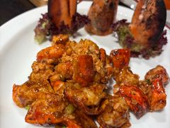 豆酥菌酱爆波龙-宝丽轩中餐厅BAOLIXUAN