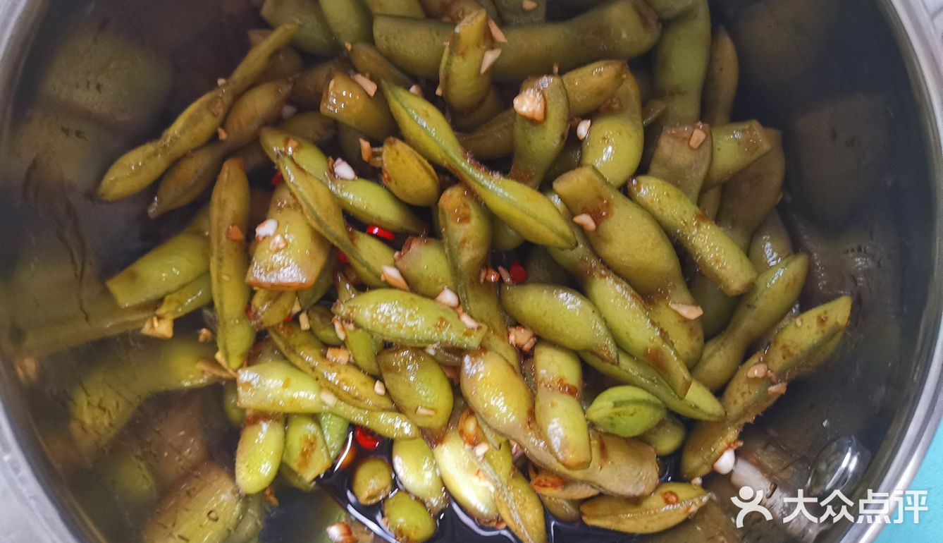 超美味的自制冰镇无油凉拌毛豆