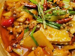 椒香水煮跳水蛙-柒园·三十年创意杭帮菜(龙湖滨江天街店)
