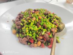 巨下饭鲜椒牛肉烩纳豆-听香·678茶铺(猛追湾店)